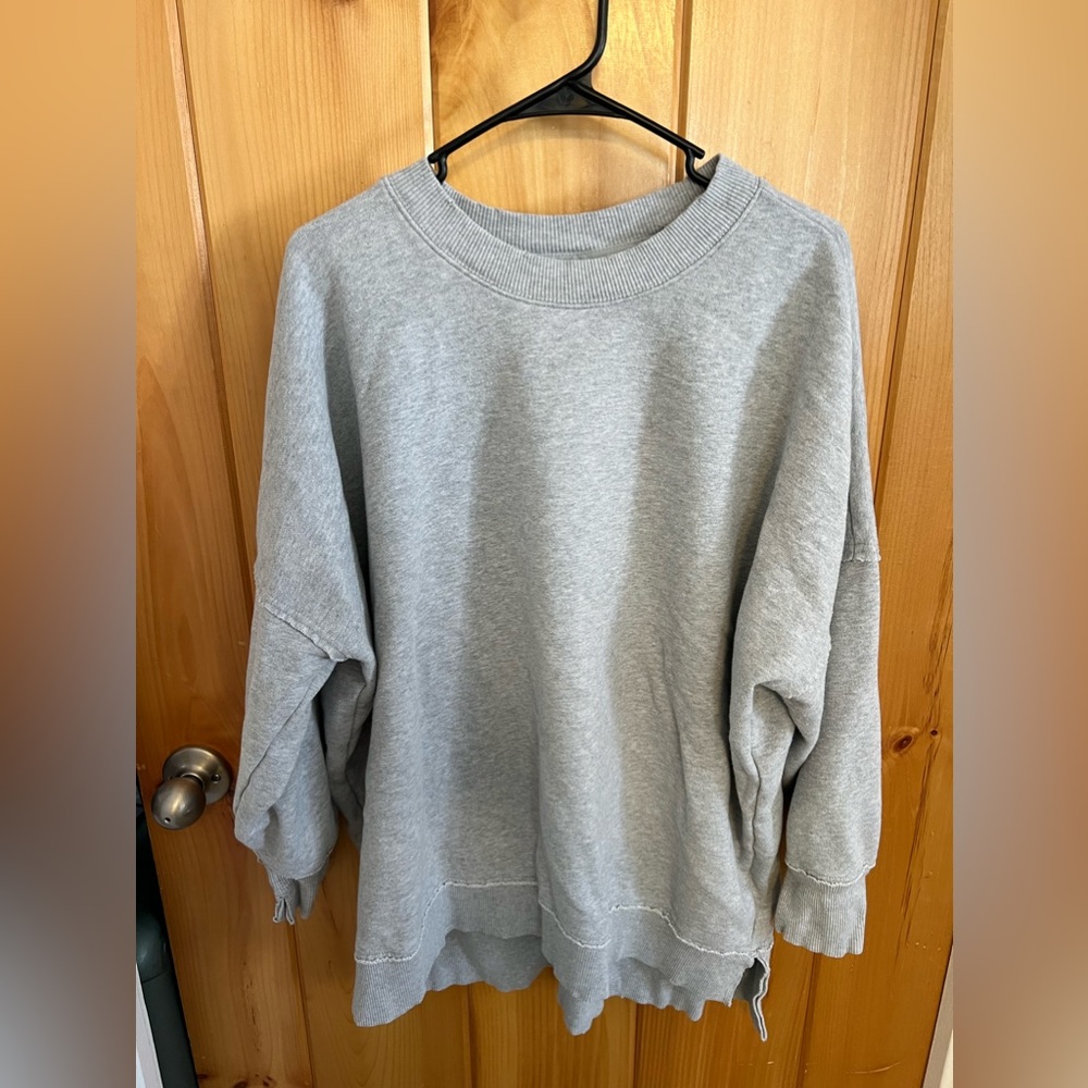 Oversized aerie sweatshirt gray